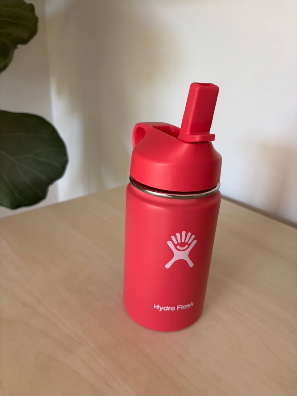 Magenta Pink Hydroflask 12 oz water bottle